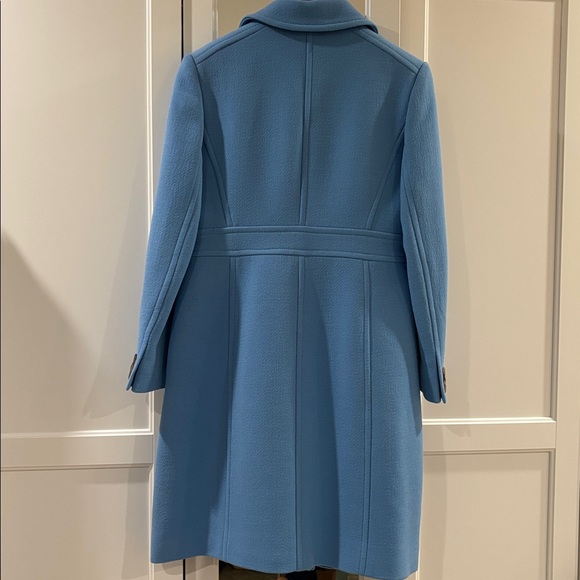J. Crew Blue Lady Day Coat 6P - Picture 6 of 11